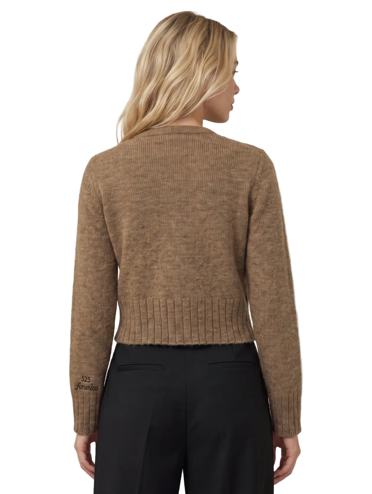 525 America Womens Sweaters James Fuzzy - Oatmeal