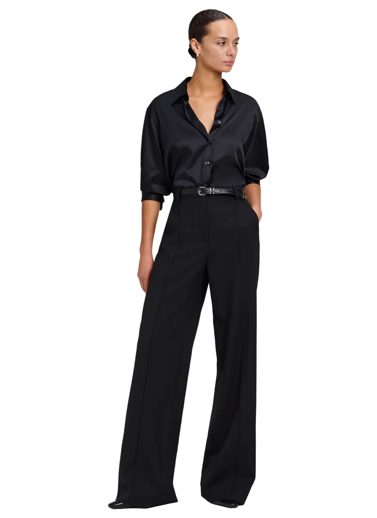 A.L.C. Womens Bottoms 2 / Black Reid Pant