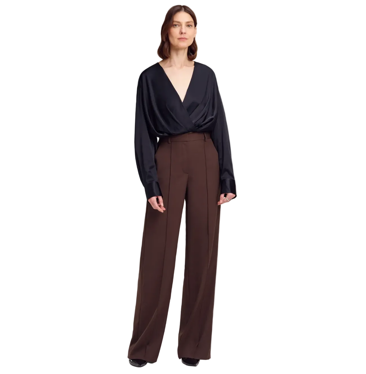 A.L.C. Womens Bottoms 2 / Coffee Reid Pant