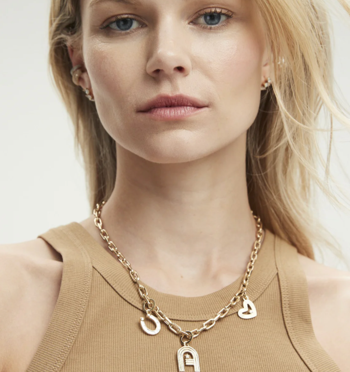 Adina Reyter Womens Jewelry Baguette Horseshoe Hinged Charm