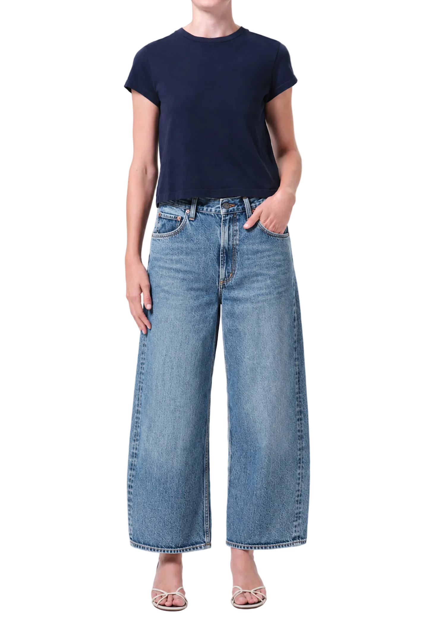 AGOLDE Womens Denim 24 / Curb Low Curve Jean
