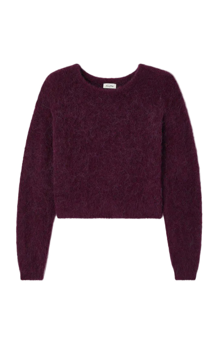 American Vintage Womens Sweaters Small / Canneberge Chine Niby Sweater