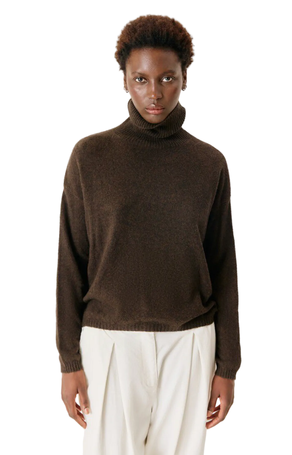 American Vintage Womens Sweaters Small / Choco Chine Ouity Sweater