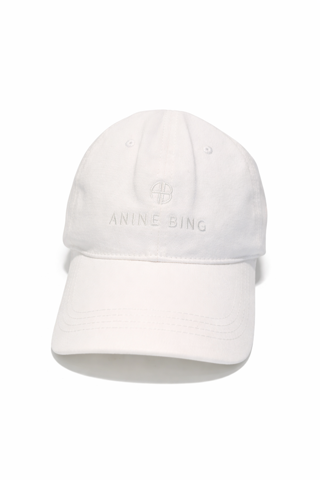 Anine Bing Womens Accessories Jeremy Baseball Cap - White