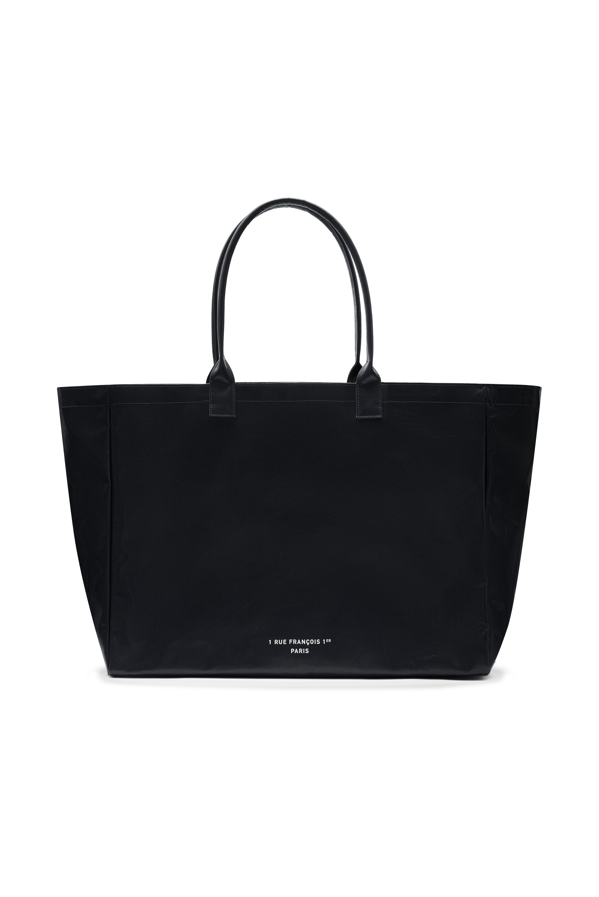 Anine Bing Womens Accessories Black Leo Coated Canvas Tote