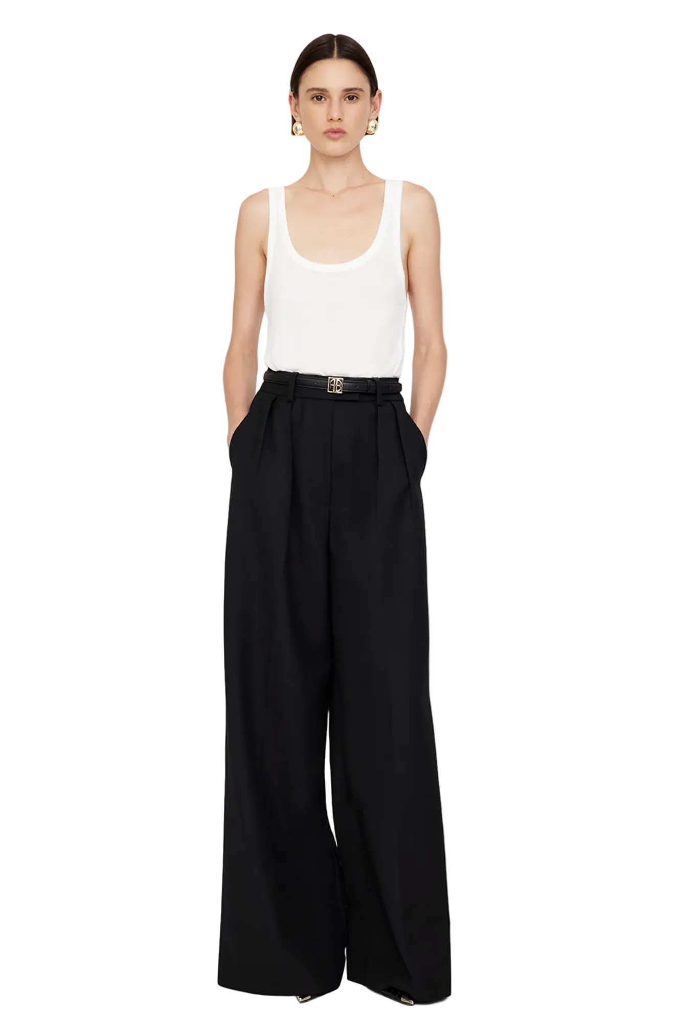 Anine Bing Womens Bottoms Lou Trouser