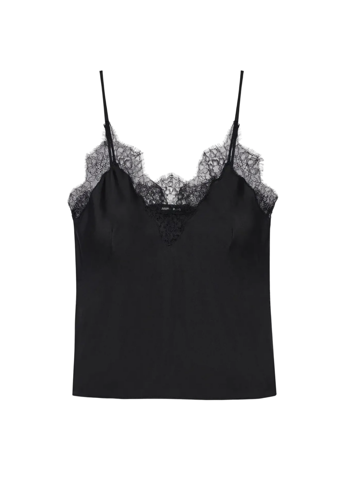 Anine Bing Womens Novelty Tops XSmall / Black Mael Camisole, image 1 of 2