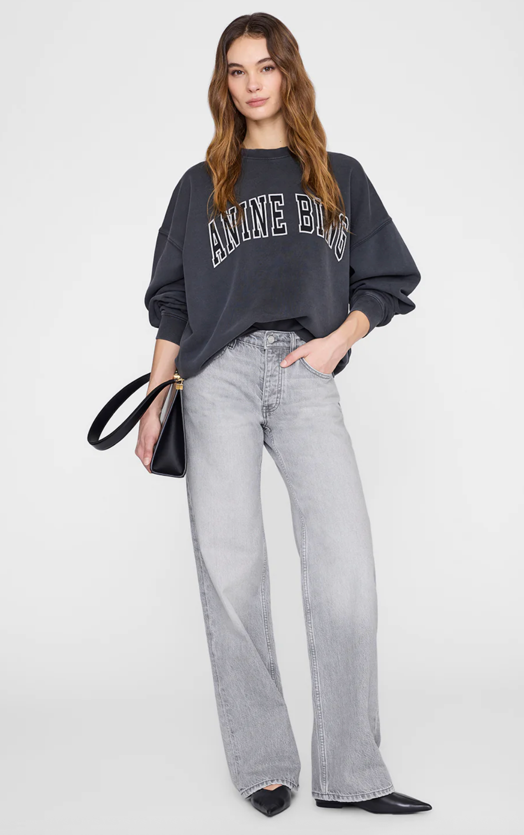 Anine Bing Womens Sweaters Miles Sweatshirt New Classsic