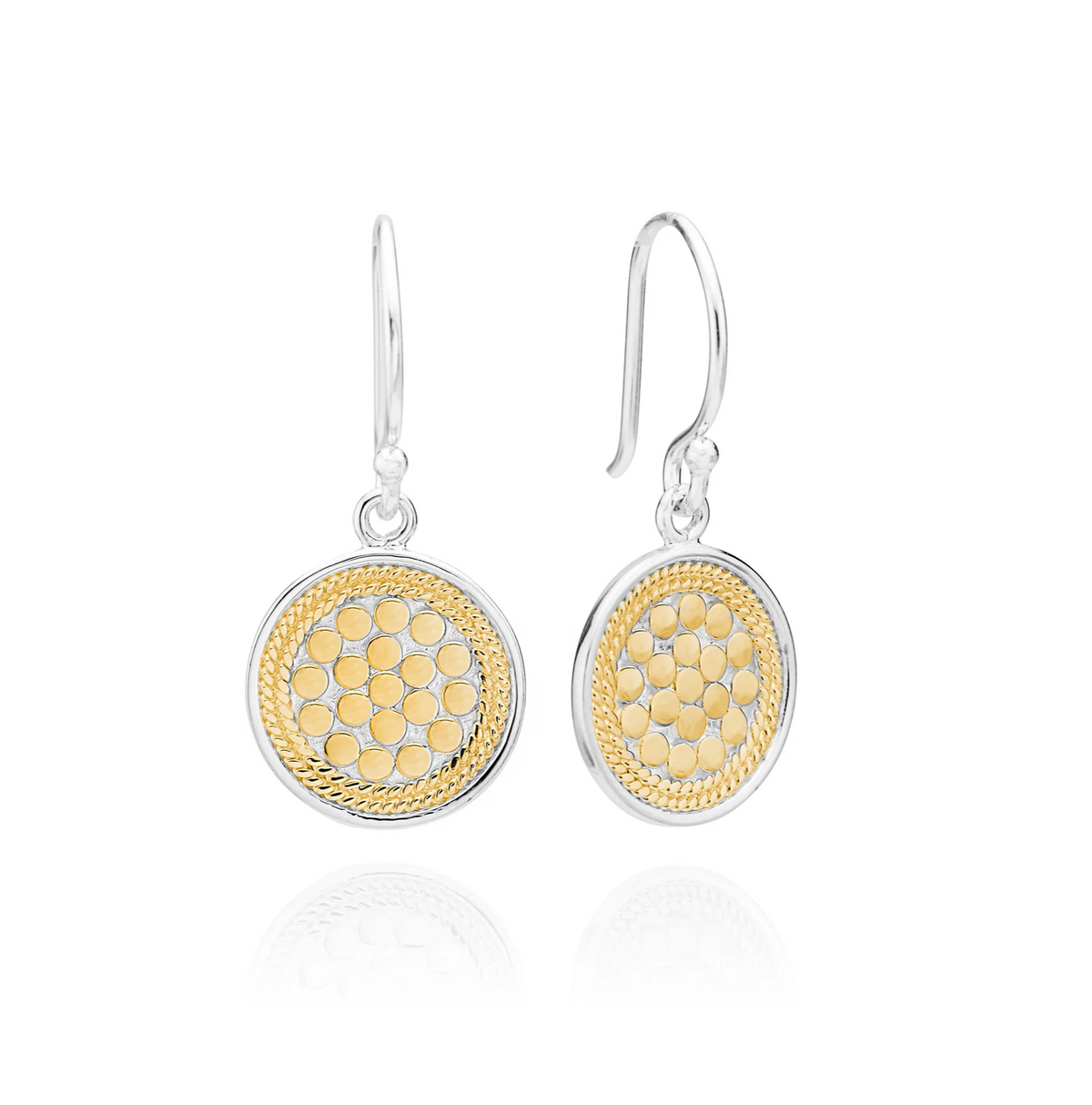 ANNA BECK Womens Jewelry Classic Circle Drop Earrings - Gold