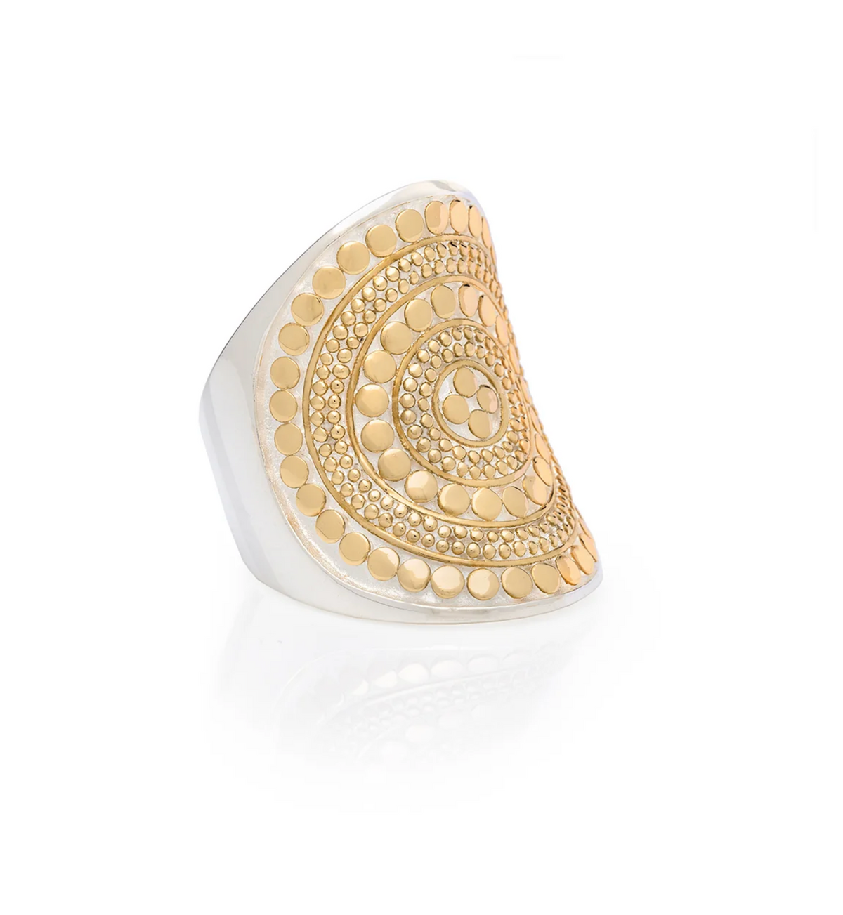 ANNA BECK Womens Jewelry Classic Saddle Ring - Gold