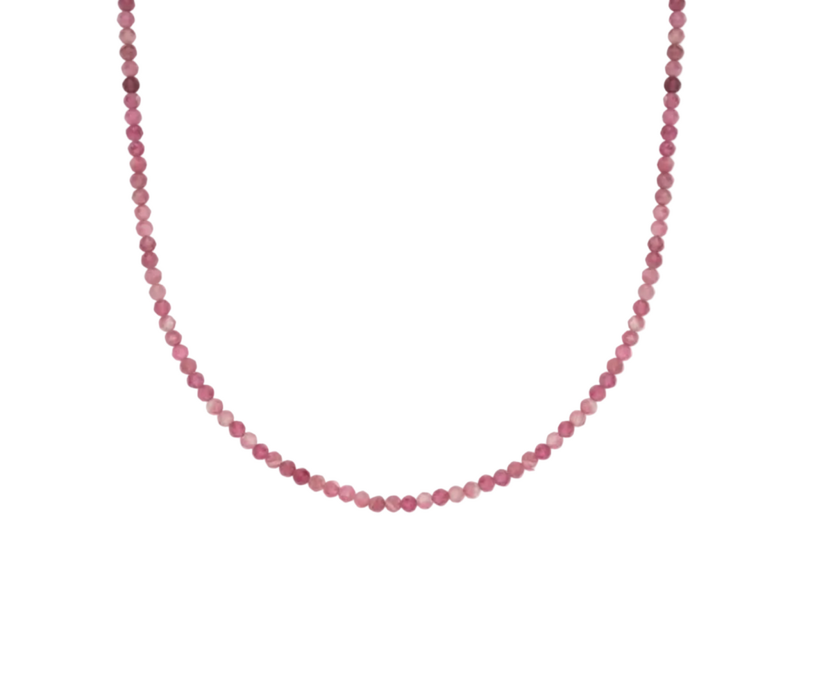 ANNA BECK Pink Tourmaline Beaded Necklace, 15-17", image 1 of 2