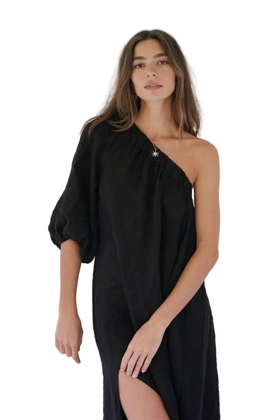 Beachwood The Label Womens Dresses Noir The Milos Dress