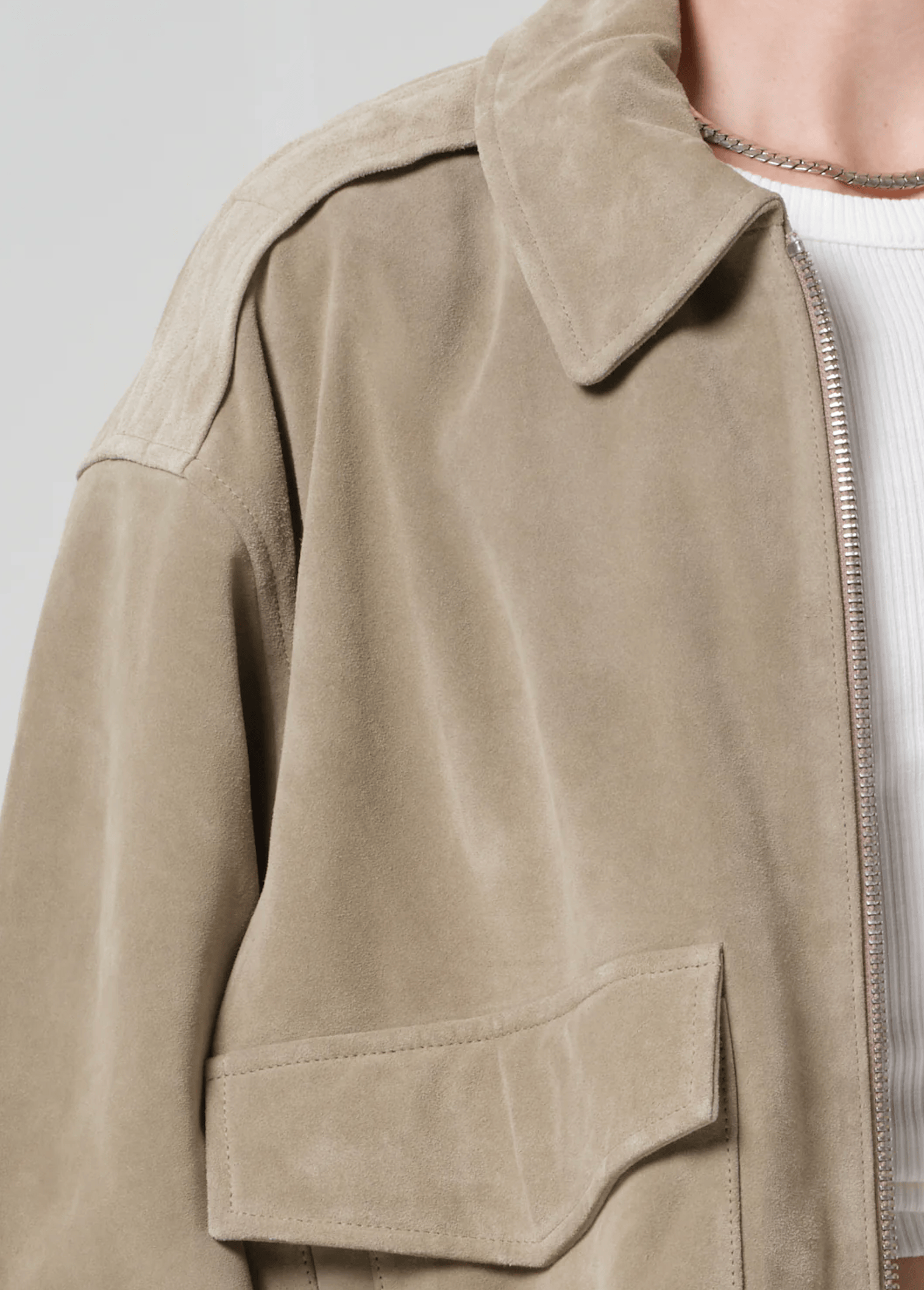 Citizens of Humanity Womens Jackets Vivienne Suede Jacket