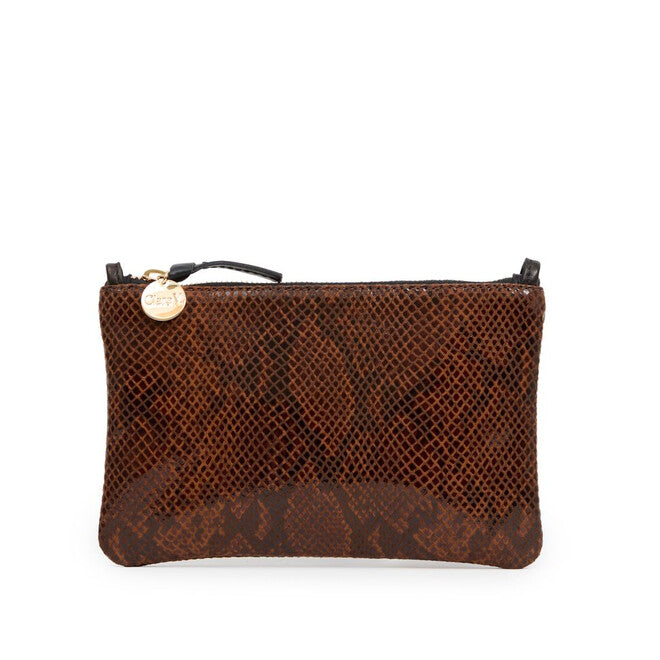 Clare V Womens Accessories Wallet Clutch w/ Tabs - Pierre Python