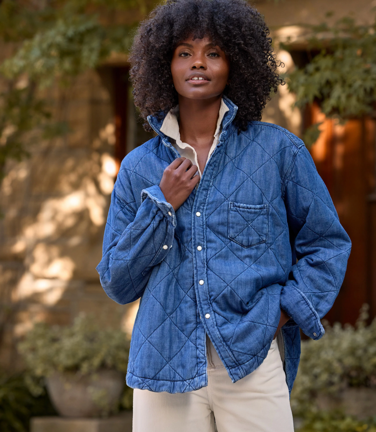 Frank & Eileen Quilted Eileen Denim Jacket, image 3 of 4