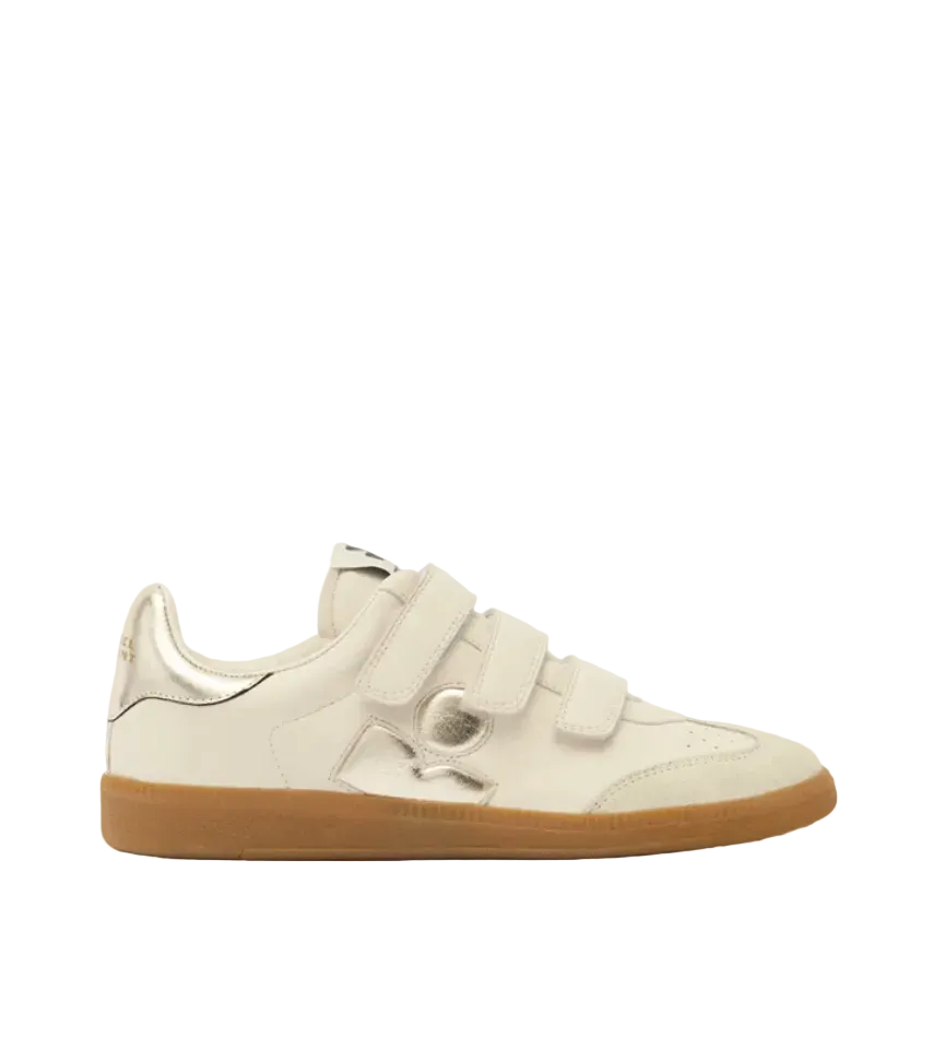 Isabel Marant Womens Shoes Beth Sneaker - Chalk/Champagne