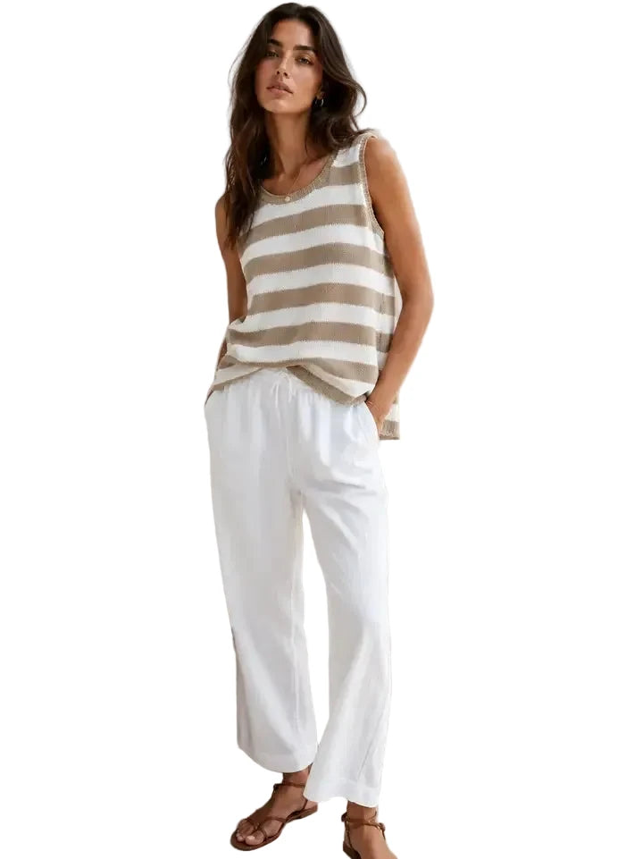 J.A.K. Womens Basics S/M / Sand/Ivory Lilou Tank