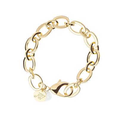Jane Win Womens Jewelry Chunky Link Chain Bracelet