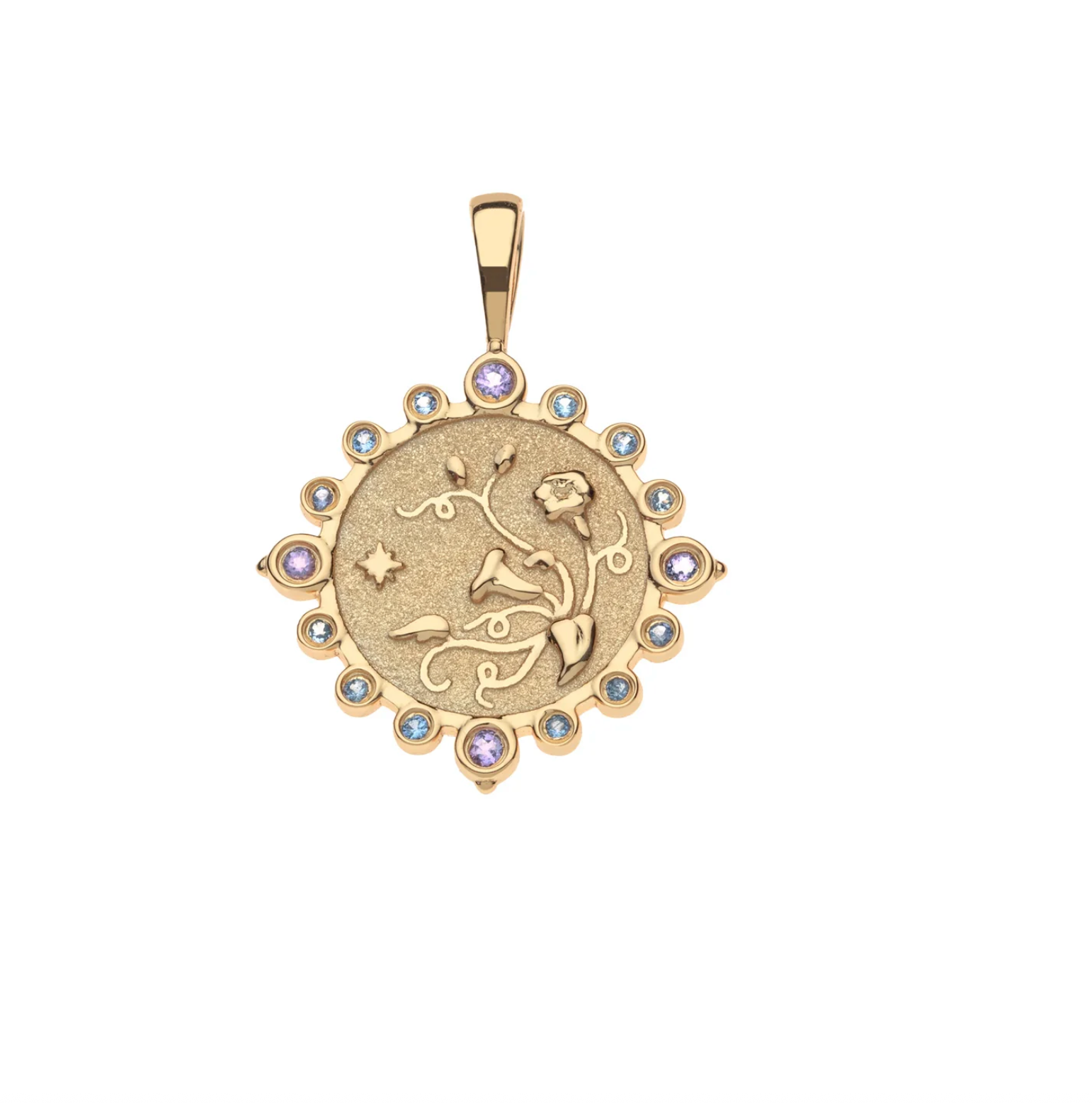 Jane Win Womens Jewelry Grace Petite Embellished Coin - Classic Rolo