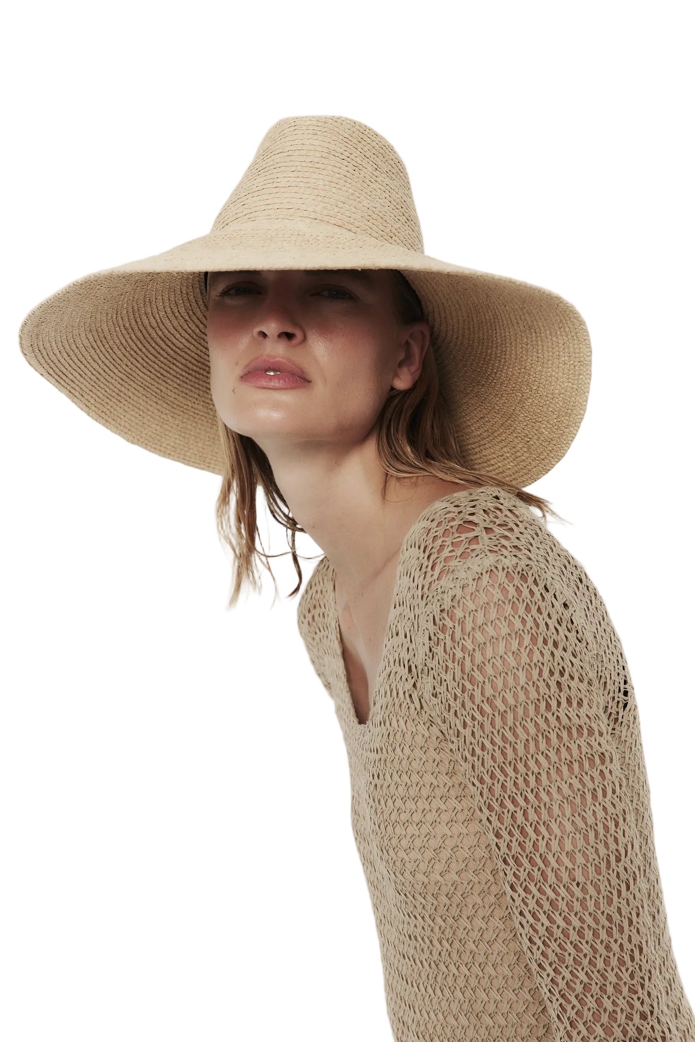 Janessa Leone Womens Accessories Tinsley Straw Hat