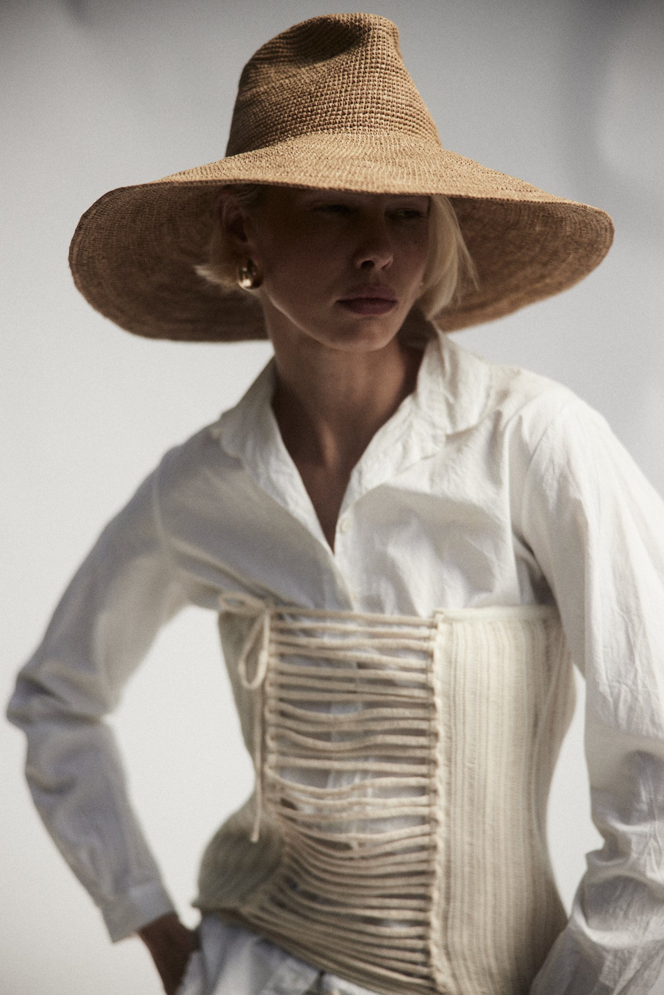 Janessa Leone Womens Accessories Waverly Straw Hat