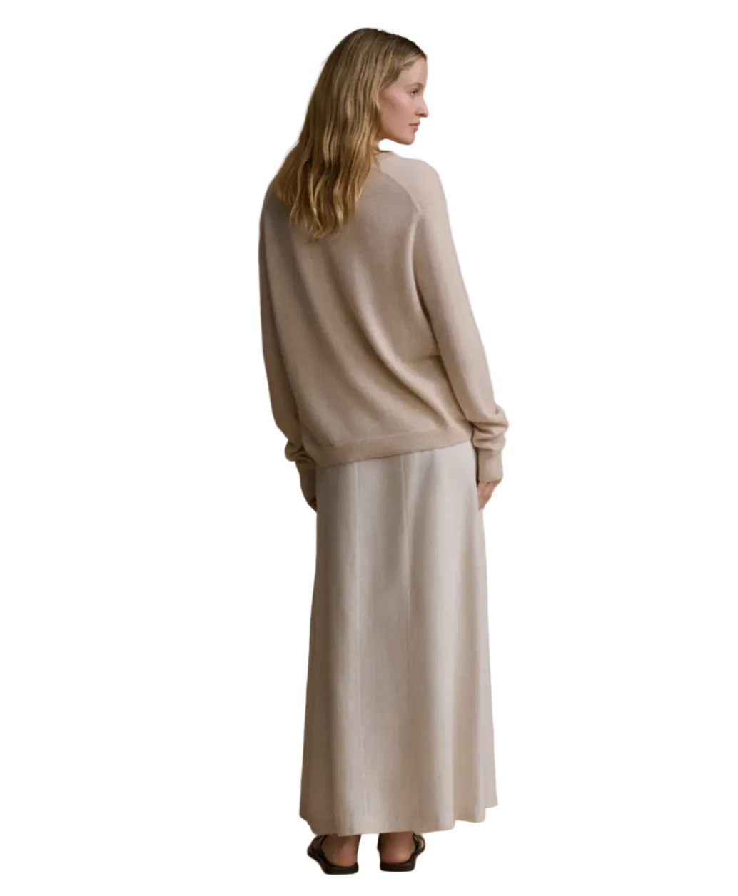 Jenni Kayne Womens Sweaters - Cashmere Flynn Cashmere V-Neck, image 3 of 6