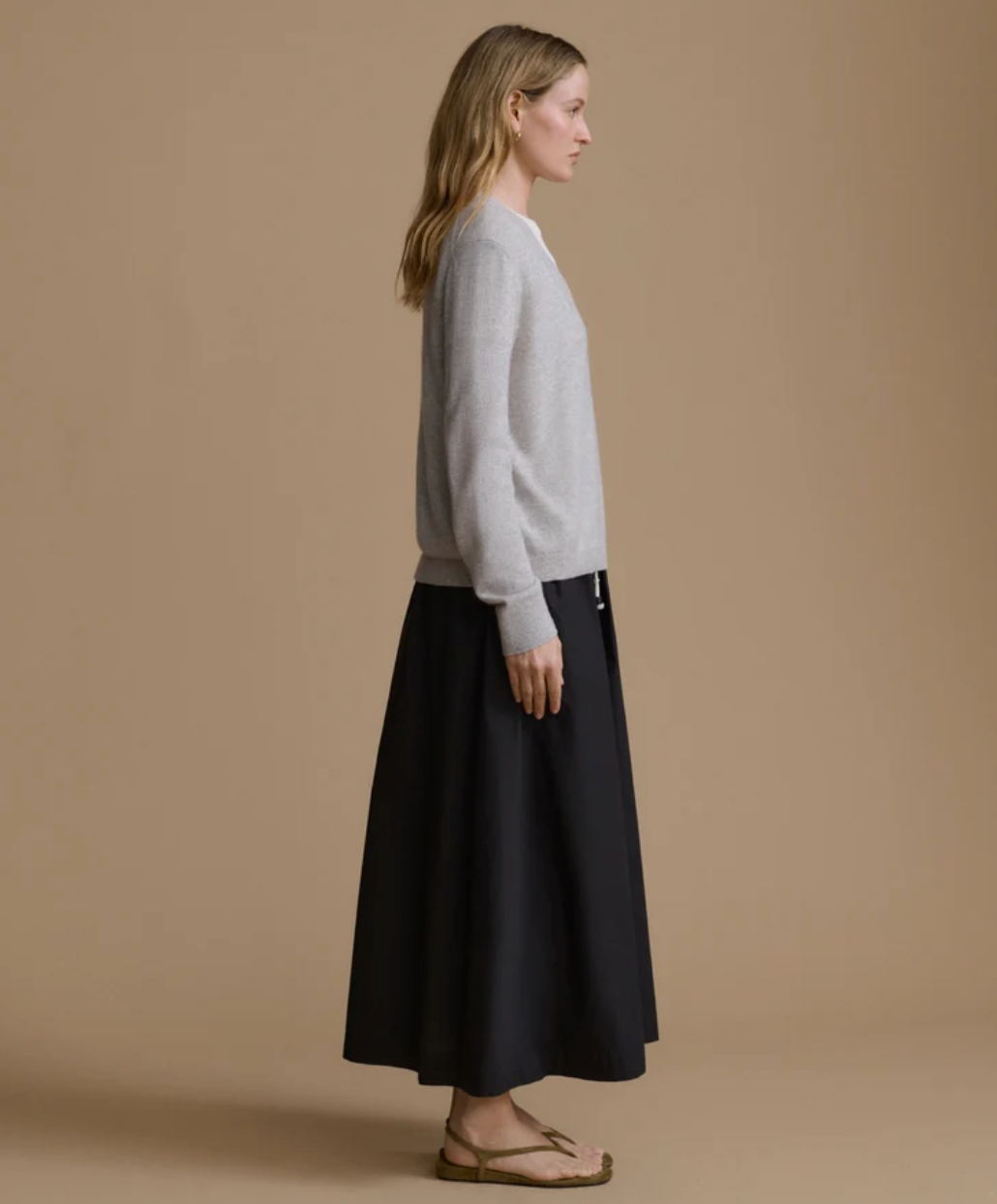 Jenni Kayne Womens Sweaters - Cashmere Flynn Cashmere V-Neck, image 5 of 6