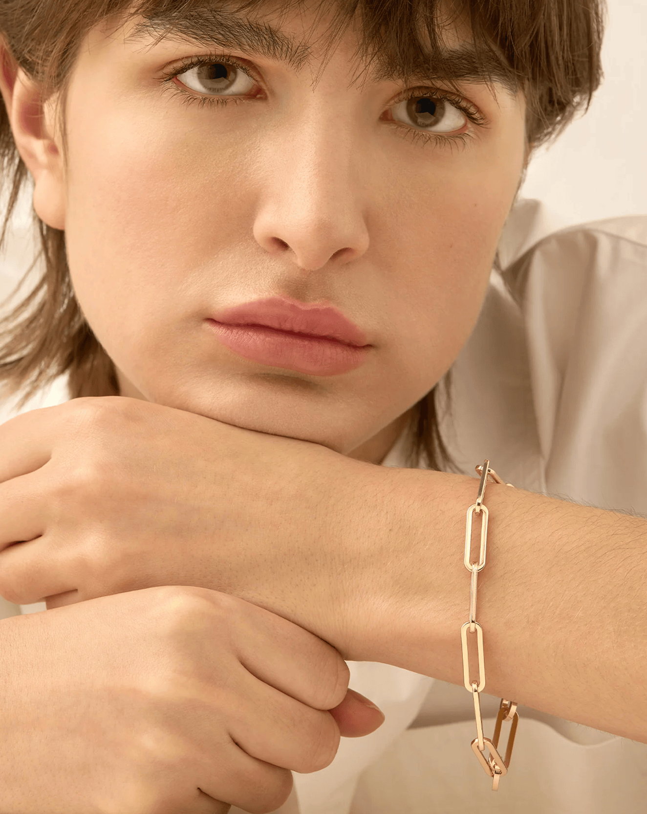 Jenny Bird Womens Jewelry Gold Andi Slim Bracelet