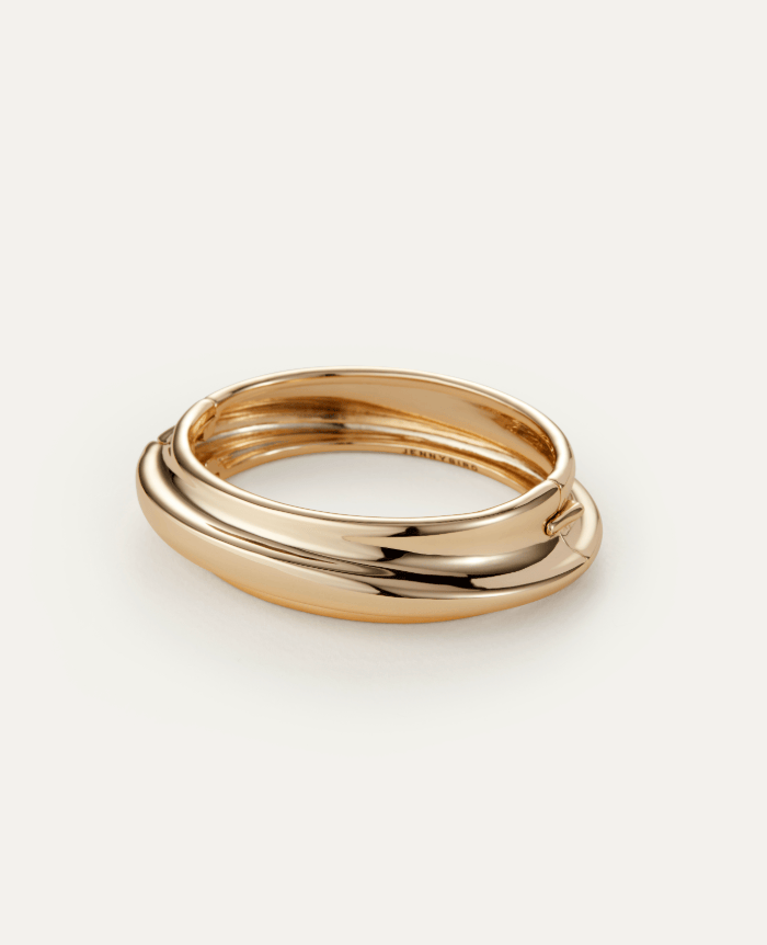 Jenny Bird Womens Jewelry Lennon Bangle Medium - Gold