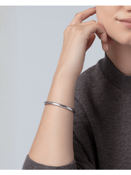 Jenny Bird Womens Jewelry Remi Bangle - Silver