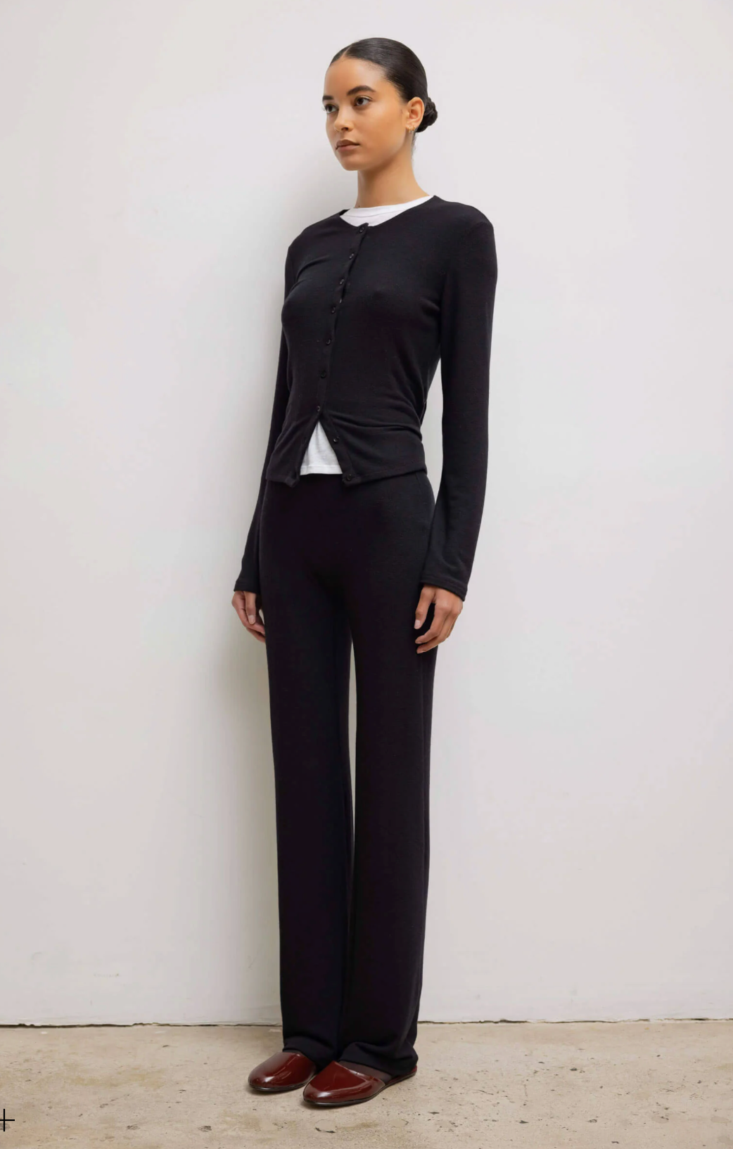 Leset Womens Basics Lauren Classic Cardigan