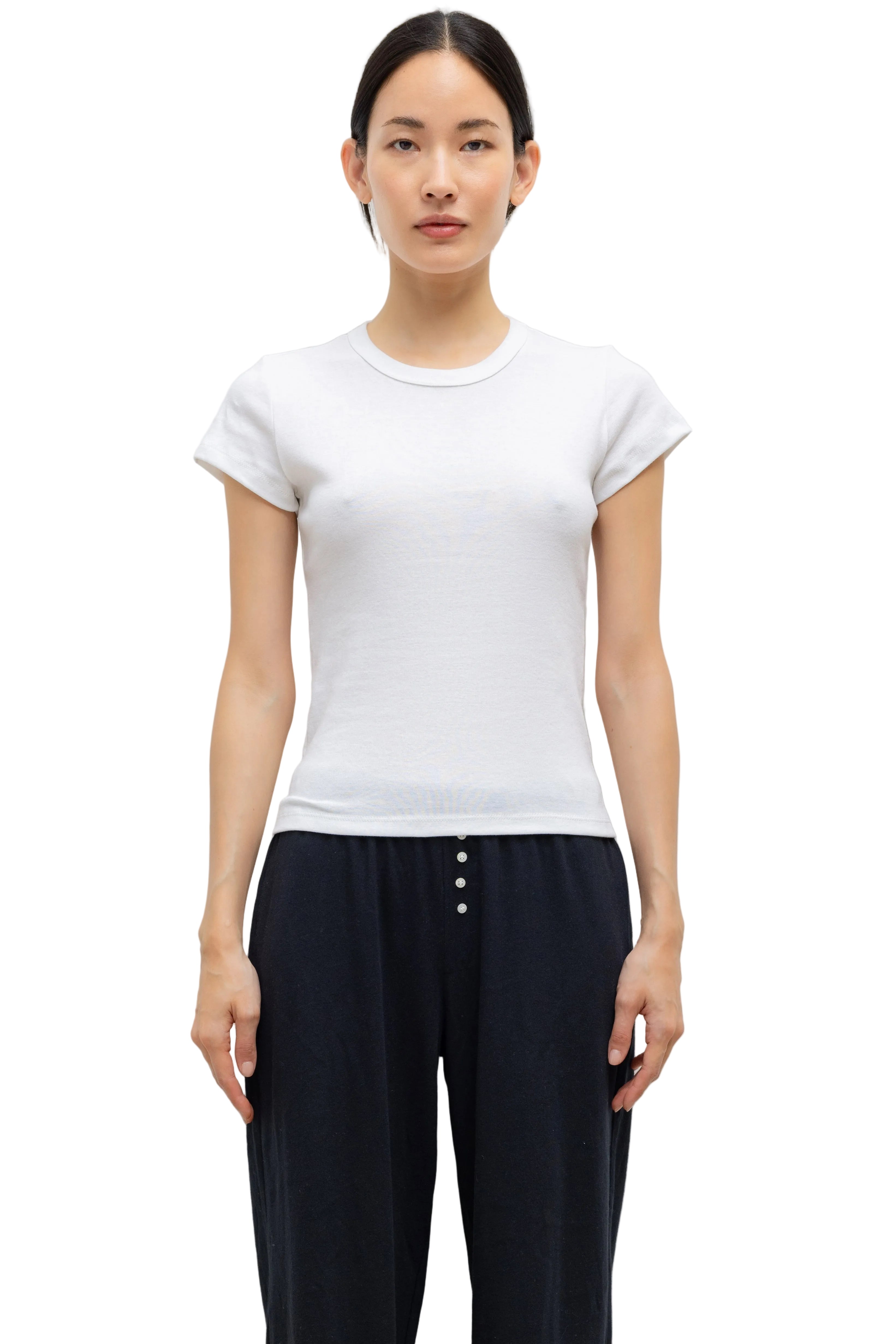 Leset Womens Basics Nando Slim Fit Tee
