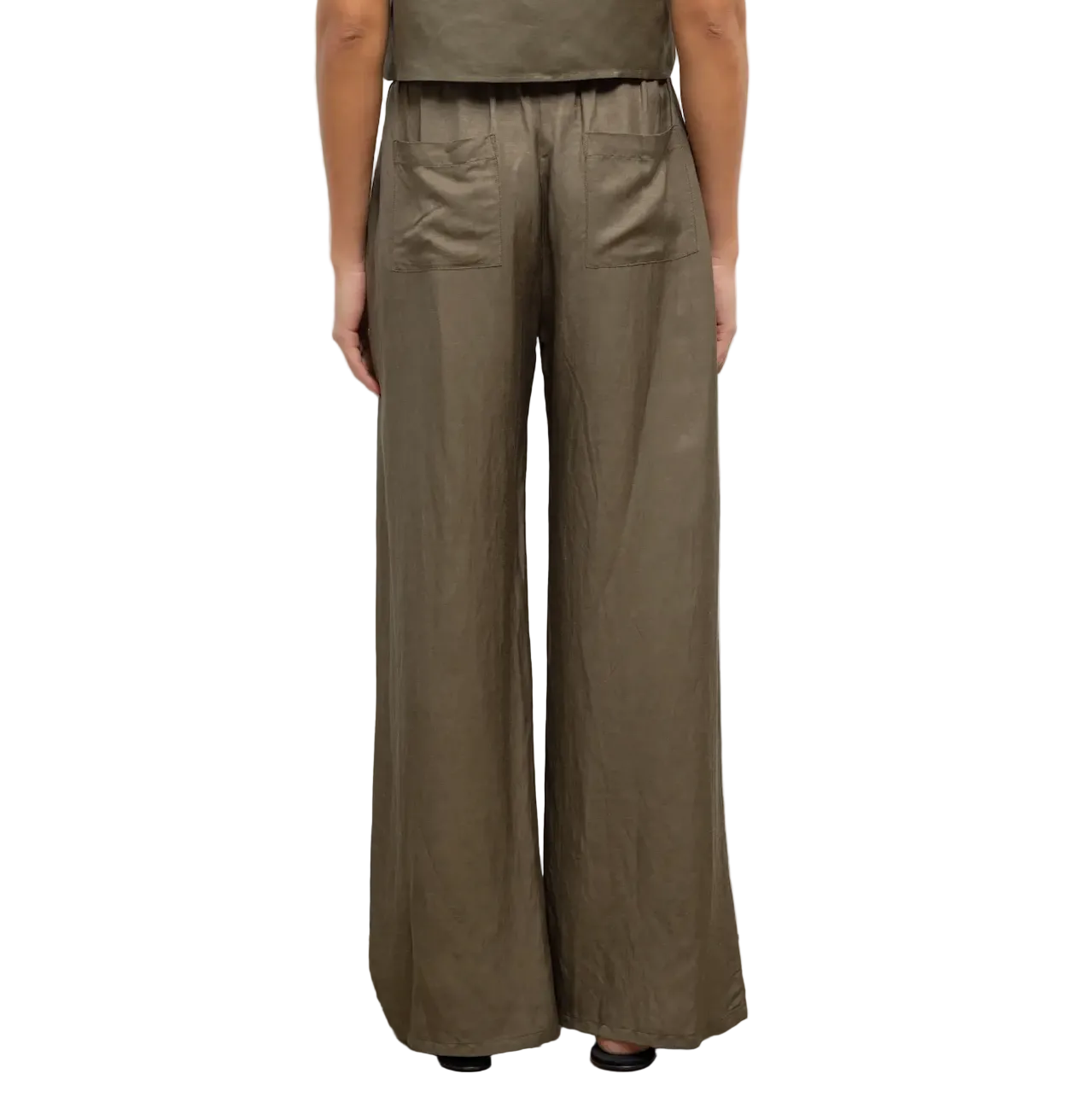 Leset Womens Bottoms Daniel Drawstring Pocket Pant