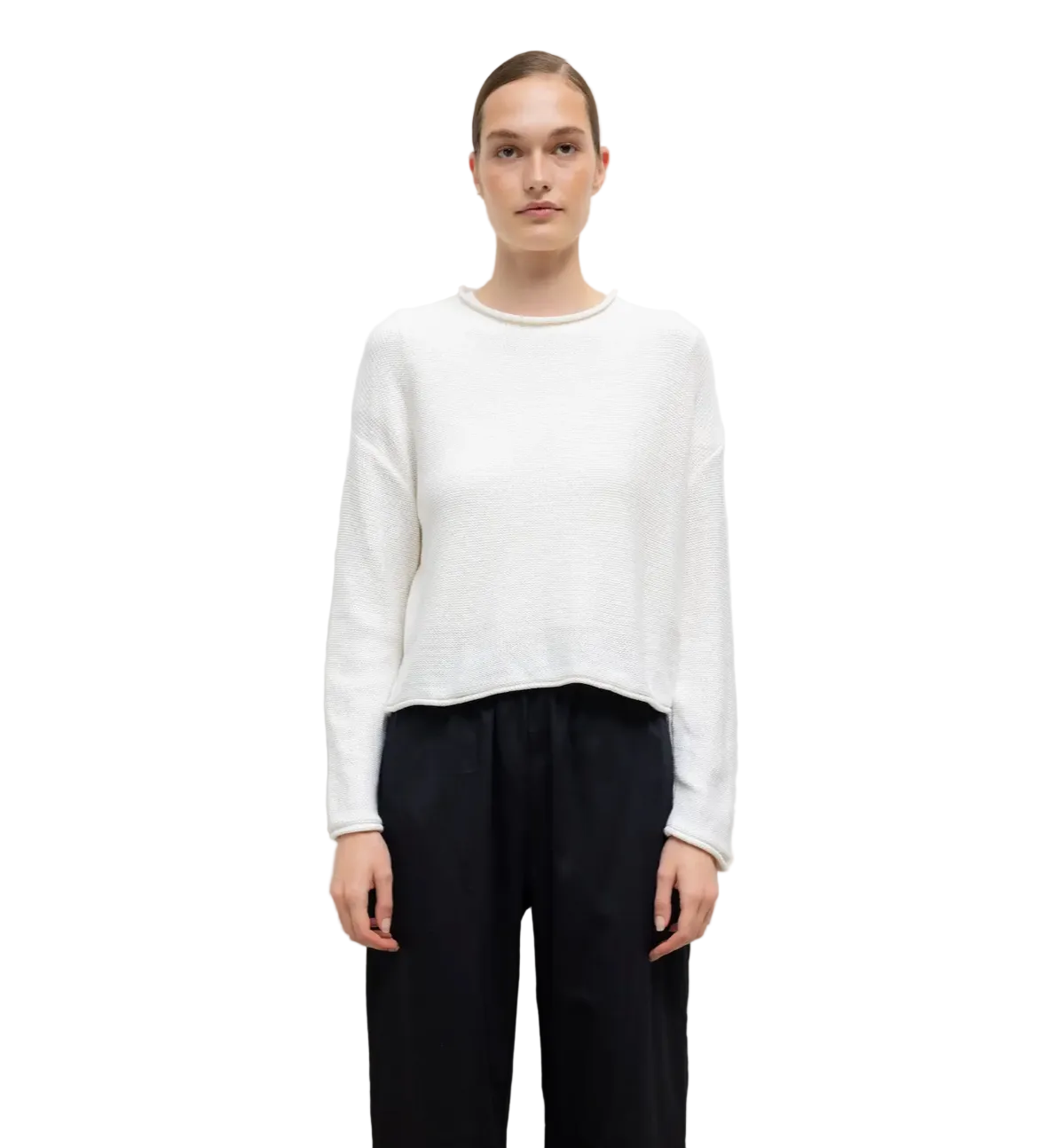 Leset Womens Sweaters XSmall / Parchment Mae Crewneck