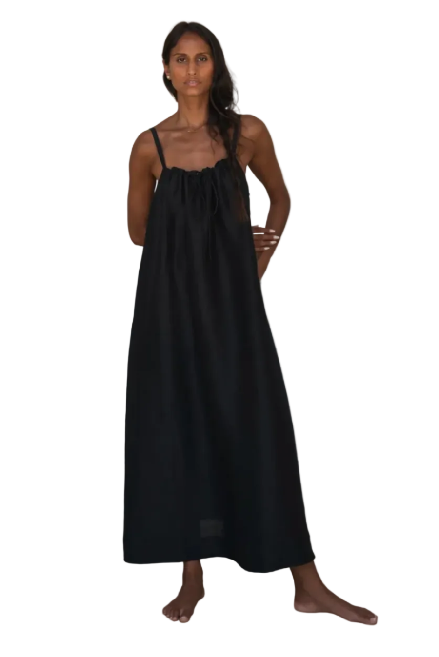 Lilly Pilly Womens Dresses Nova Linen Silk Dress