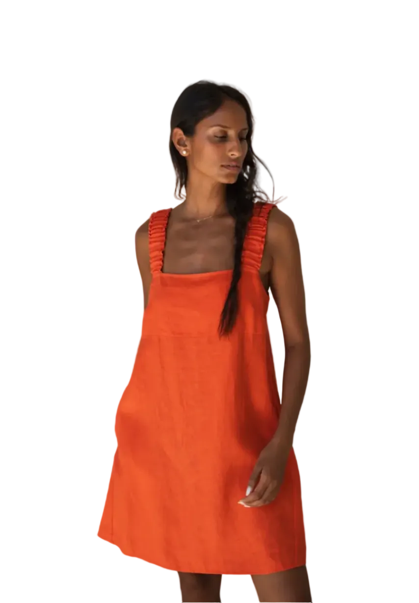 Lilly Pilly Womens Dresses Zahra Linen Dress