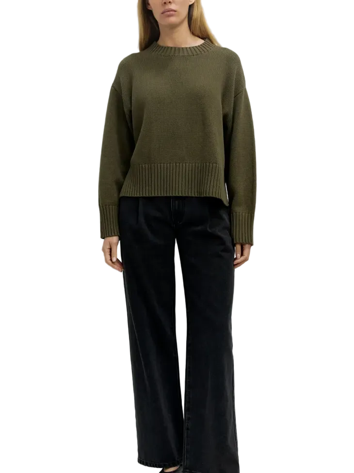 Mod Ref Womens Sweaters Small / Olive The Asher Sweater