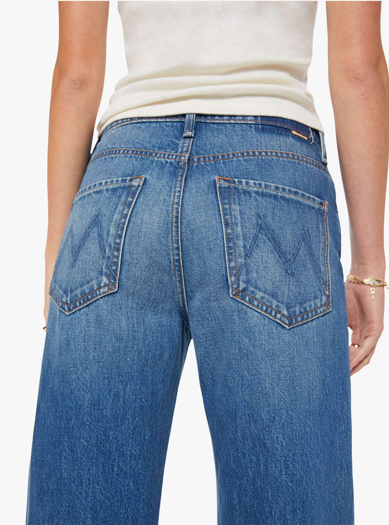 Mother Womens Denim The Dodger Flood