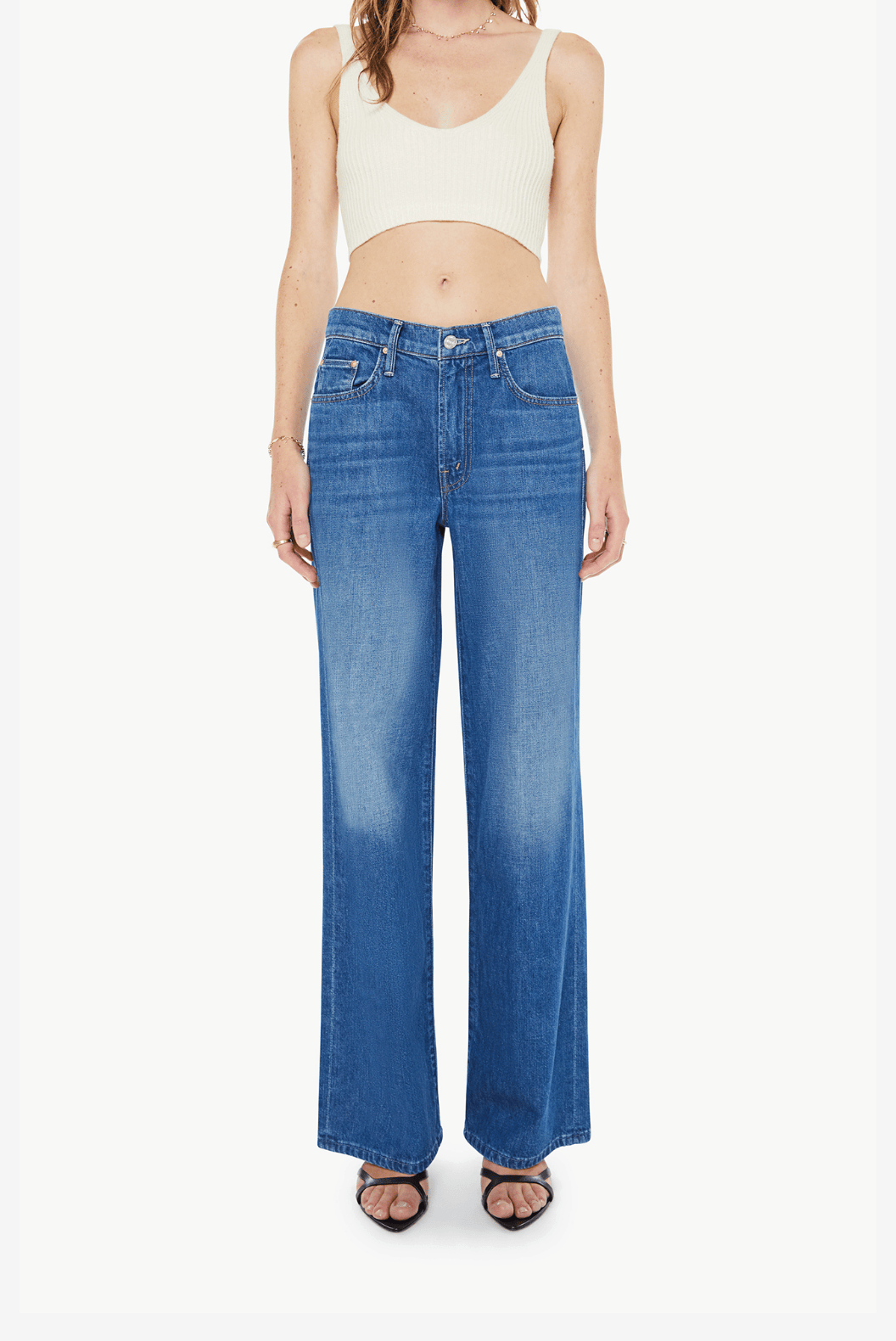 Mother Womens Denim The Mid Rise Maven Skimp