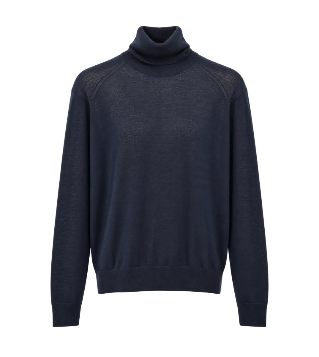 Nili Lotan Womens Sweaters - Cashmere XSmall / Dark Navy Gambetta Sweater