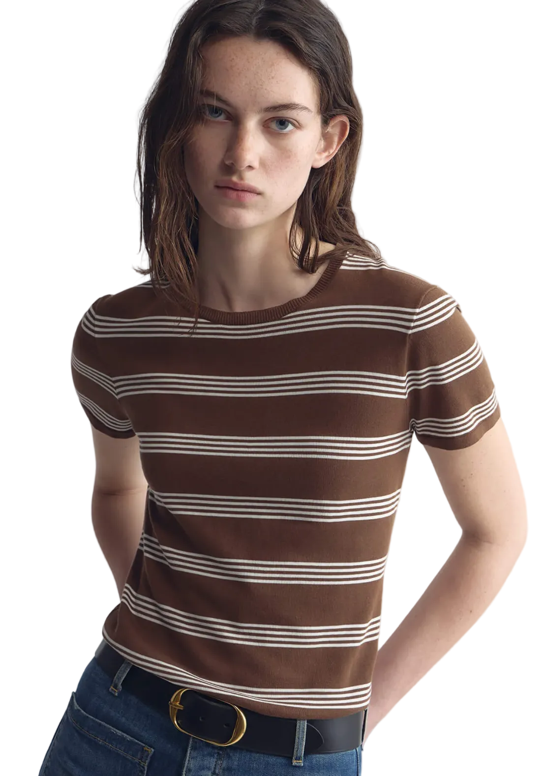 Nili Lotan Womens Sweaters Lanise Stripe Sweater