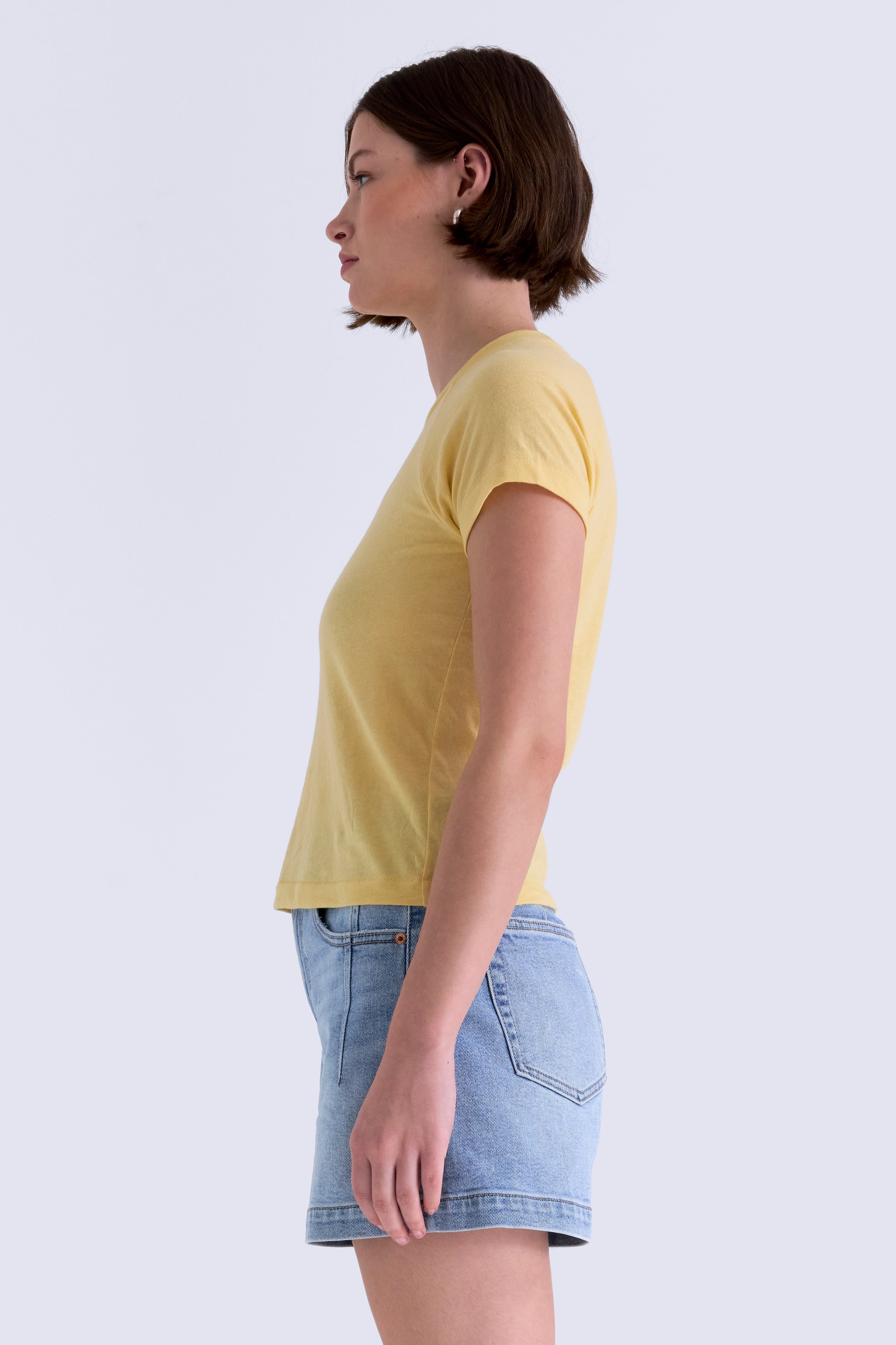 Pistola Womens Basics Ryn Shrunken Raglan Tee