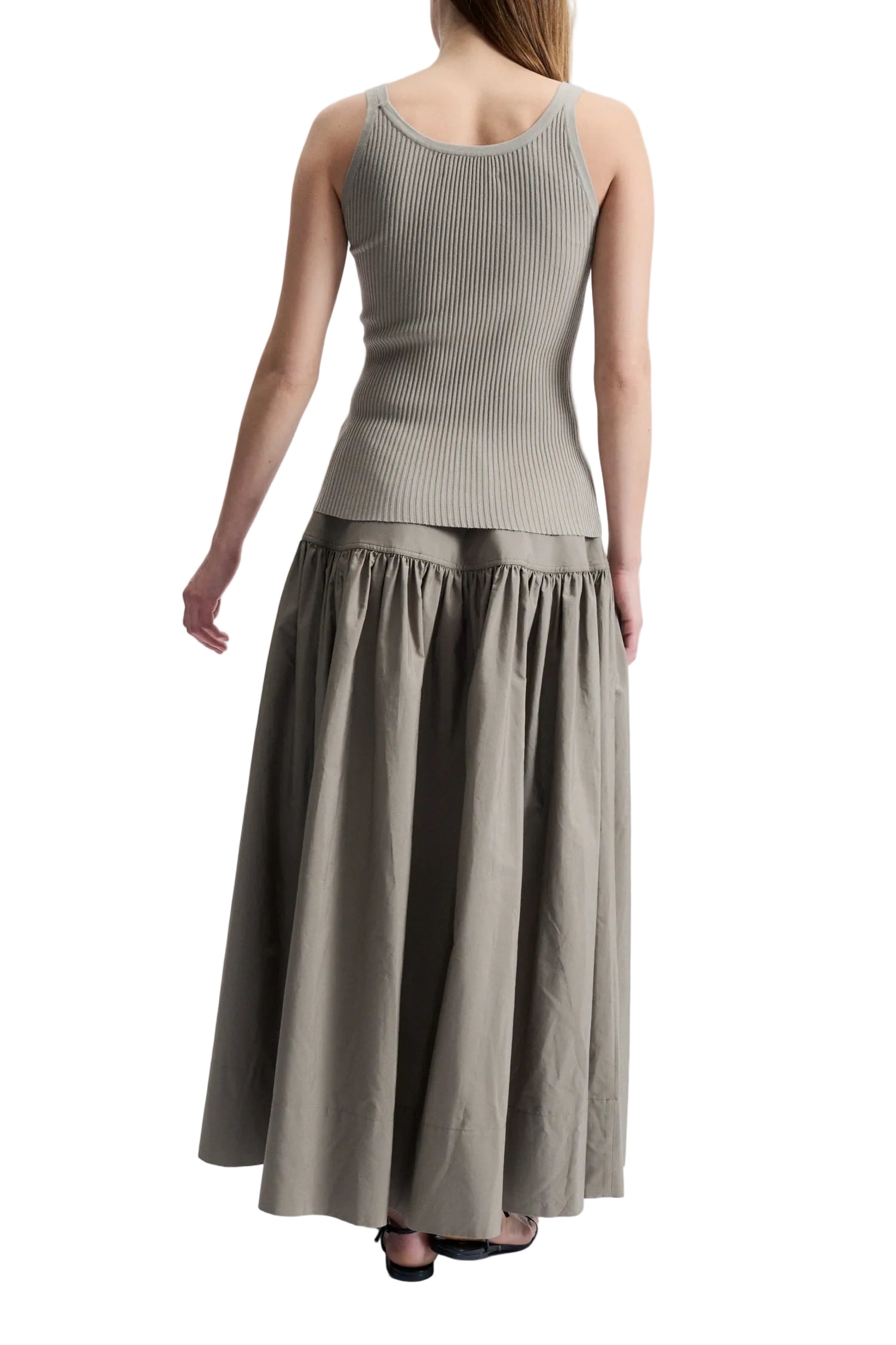 Saint Art New York Womens Bottoms Tossa Poplin Maxi Skirt
