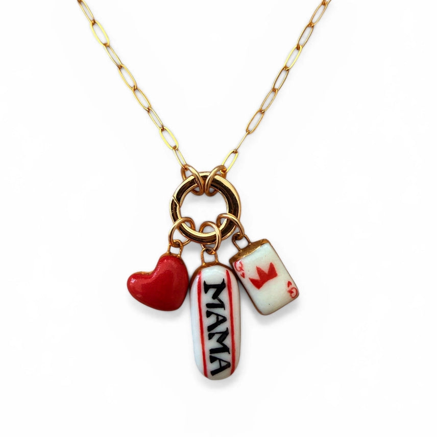Shá Parlé Womens Jewelry Heart Charm