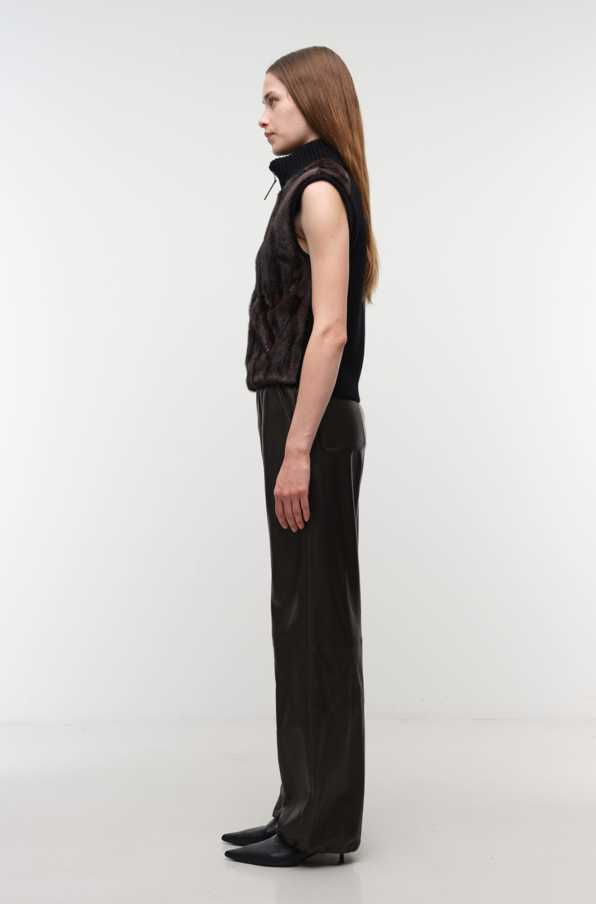 Simkhai Womens Jackets Luma Turtleneck Vest, image 2 of 3