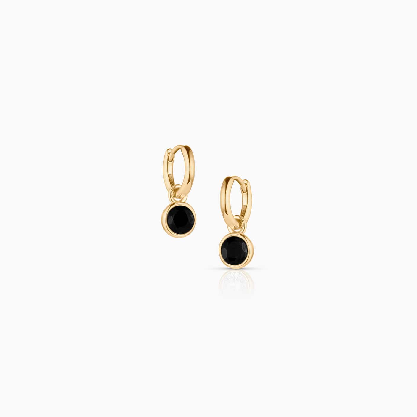 Thatch Womens Jewelry Dottie Black Small Earrings