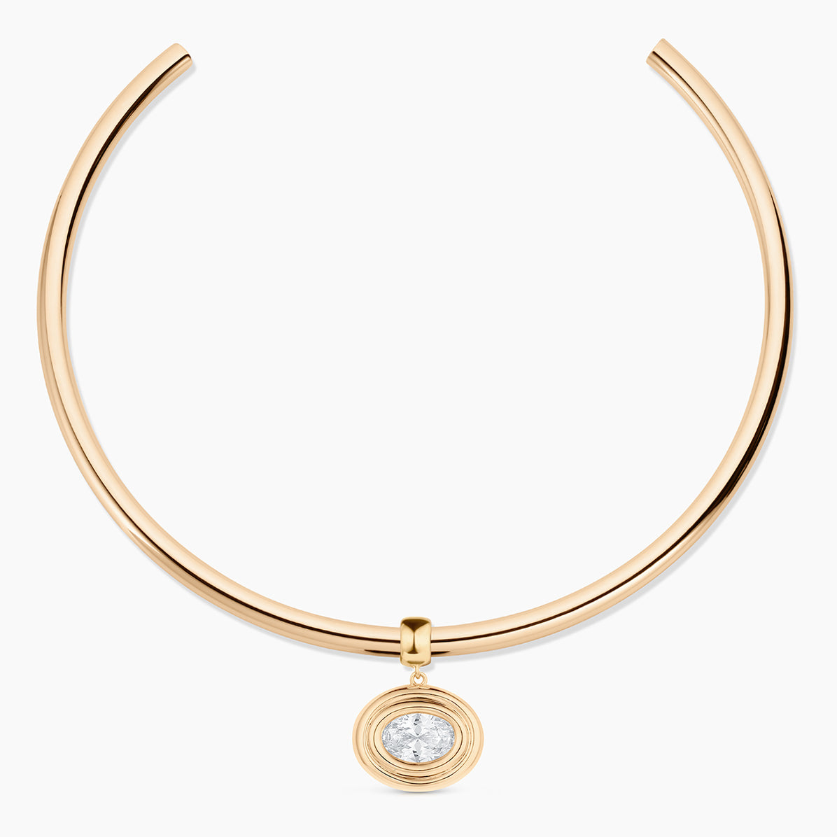 Thatch Womens Jewelry Starlet Oval Choker Necklace