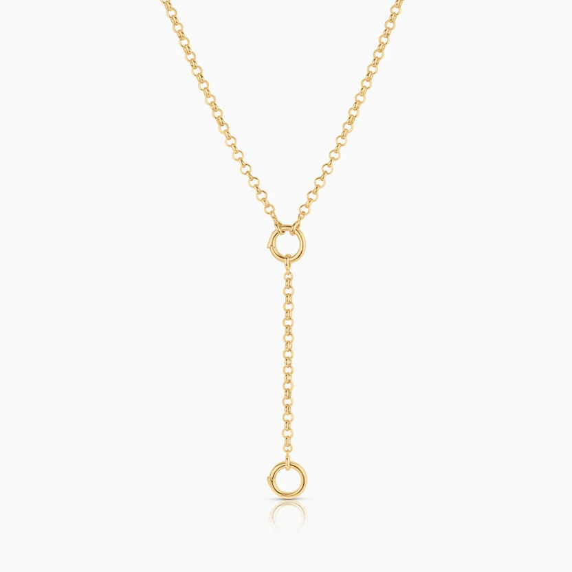 Thatch Vienna Rolo Charm Lariat Necklace