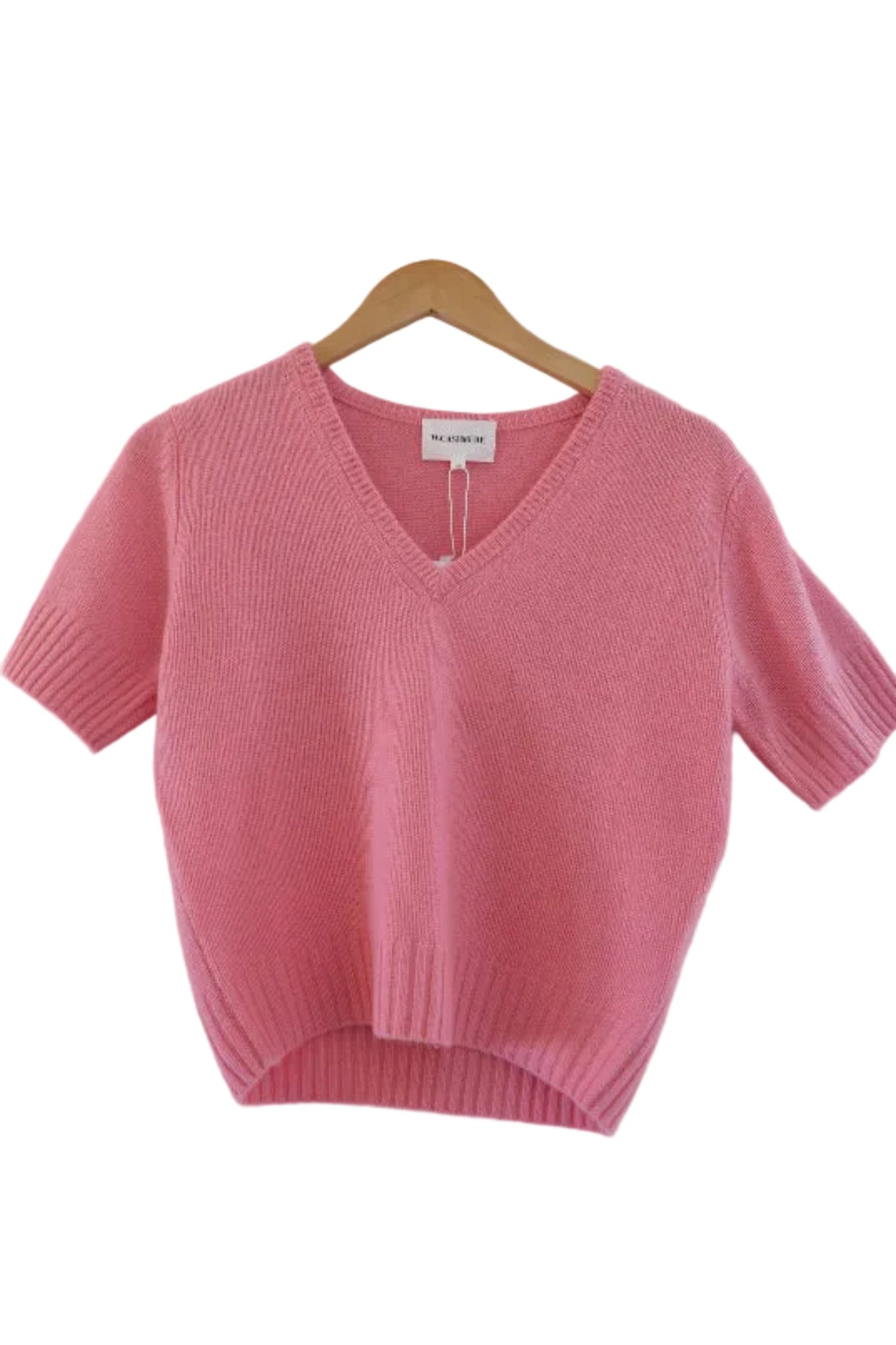 W Cashmere Womens Sweaters - Cashmere Eira V Neck S/S