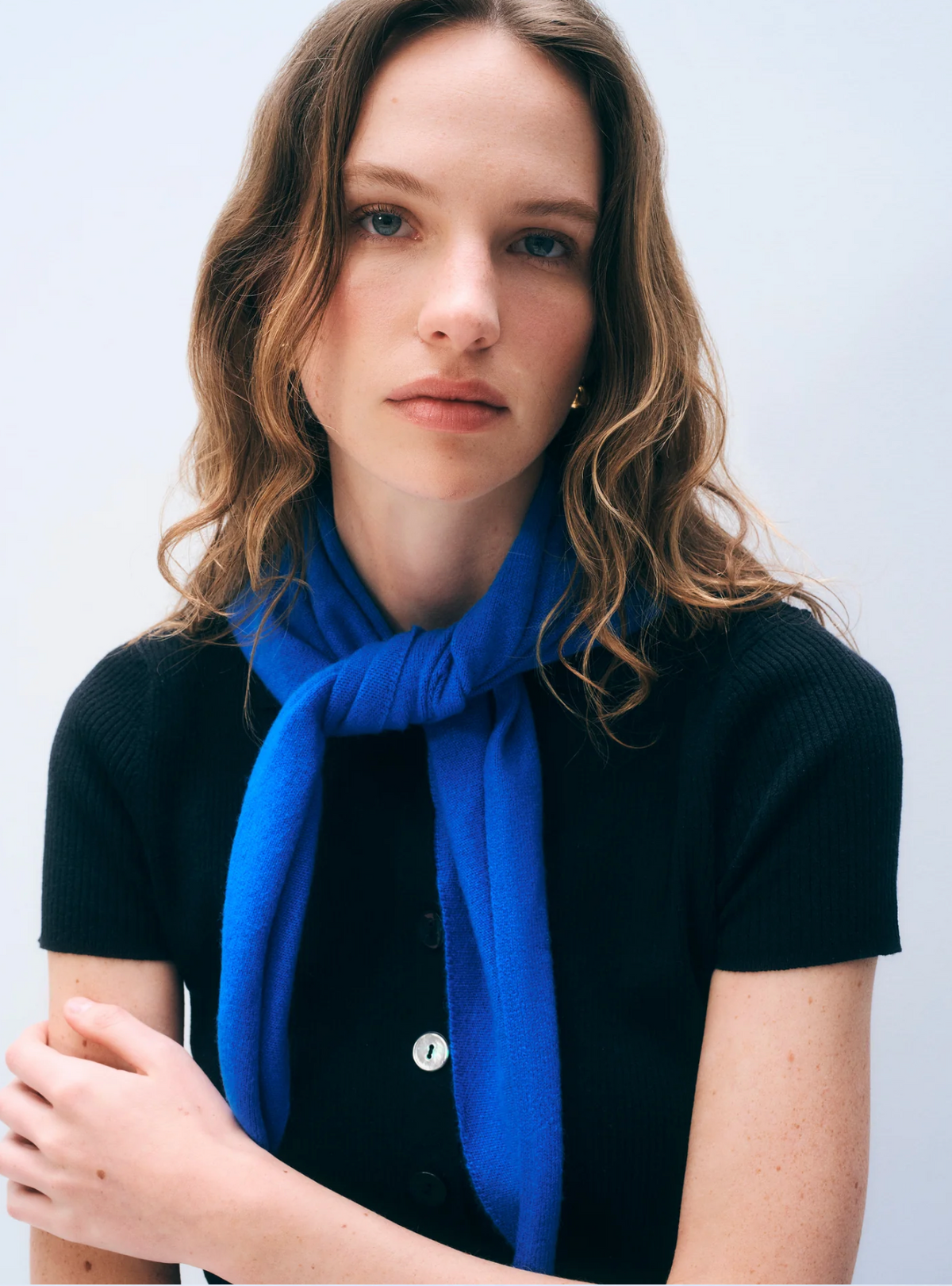 White & Warren Womens Accessories Cashmere Neckerchief, image 11 of 11